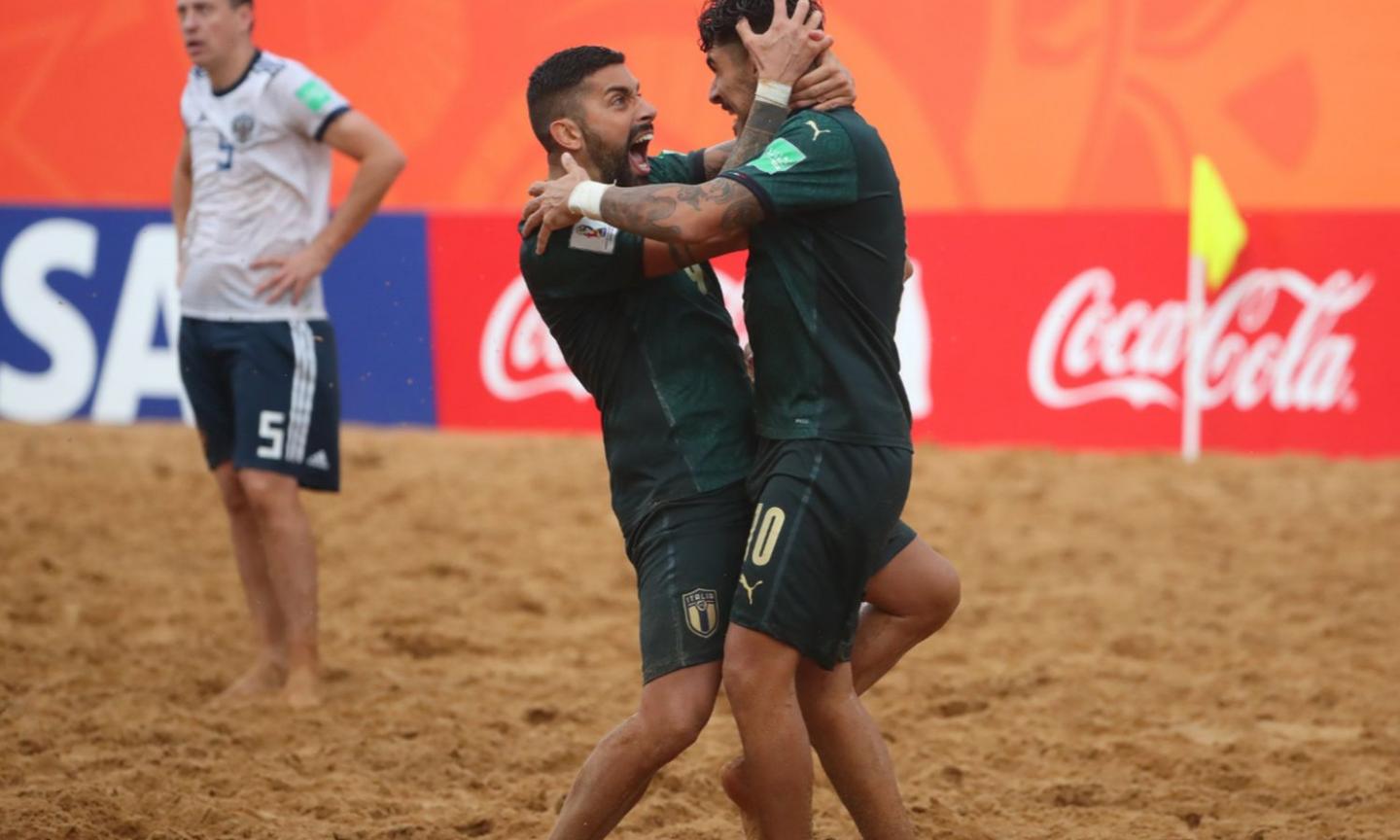 Beach soccer: Gori e Zurlo trascinano l'Italia, gol dedicato al cugino scomparso