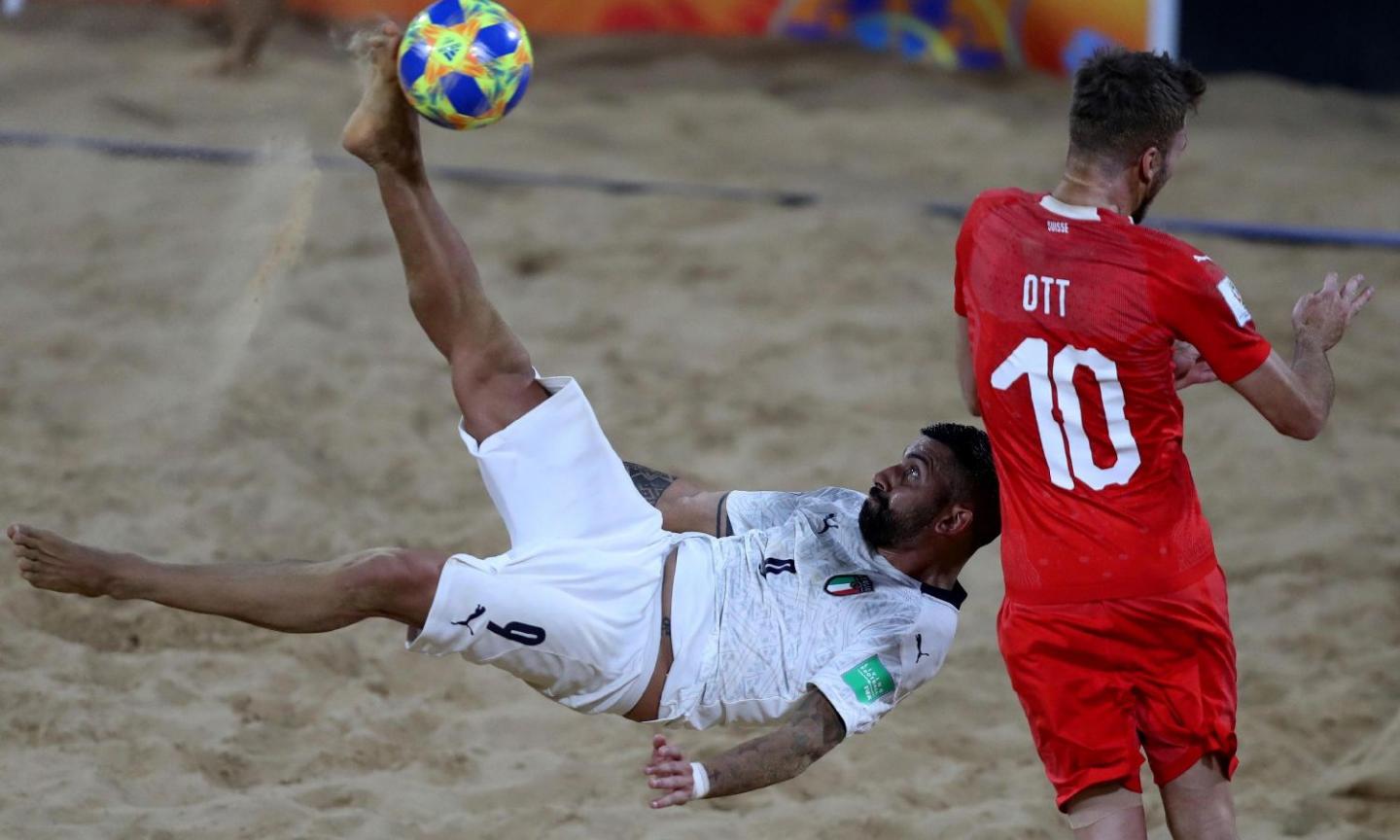 L'Italia del Beach Soccer in semifinale al Mondiale. Battuta la Svizzera all'ultimo secondo, il racconto