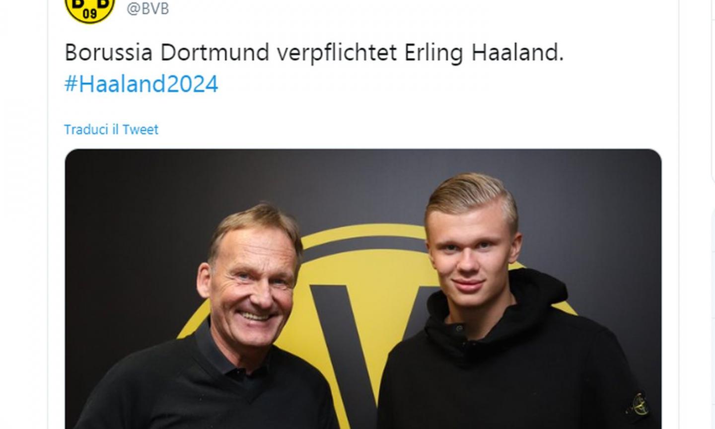 Juve, senti Haaland: 'Ecco come mi ha conquistato il Borussia Dortmund' VIDEO