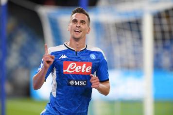 Milik.Napoli.esulta.dito.2019.201.jpg GETTY IMAGES