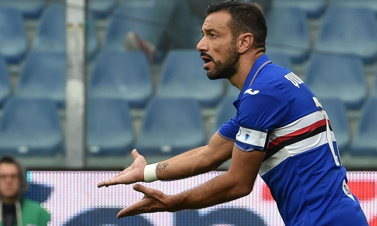 Sampdoria, Quagliarella in panchina a Verona?