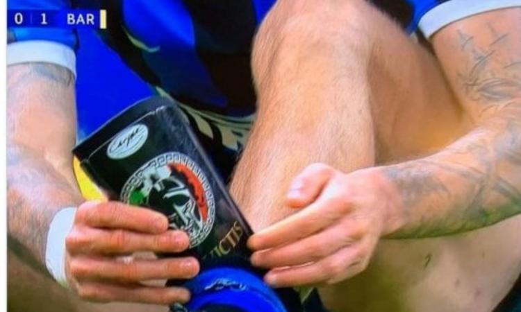Inter, bufera su Biraghi per il parastinco con frasi e simboli fascisti