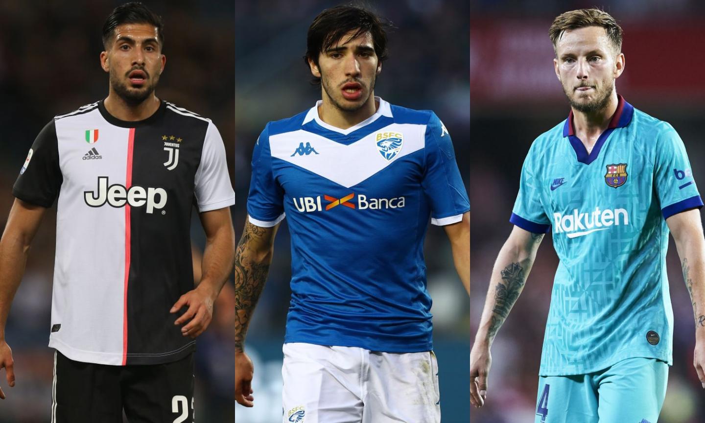 Juve, l'infortunio di Khedira cambia tutto: da Emre Can a Tonali e Rakitic, i nomi