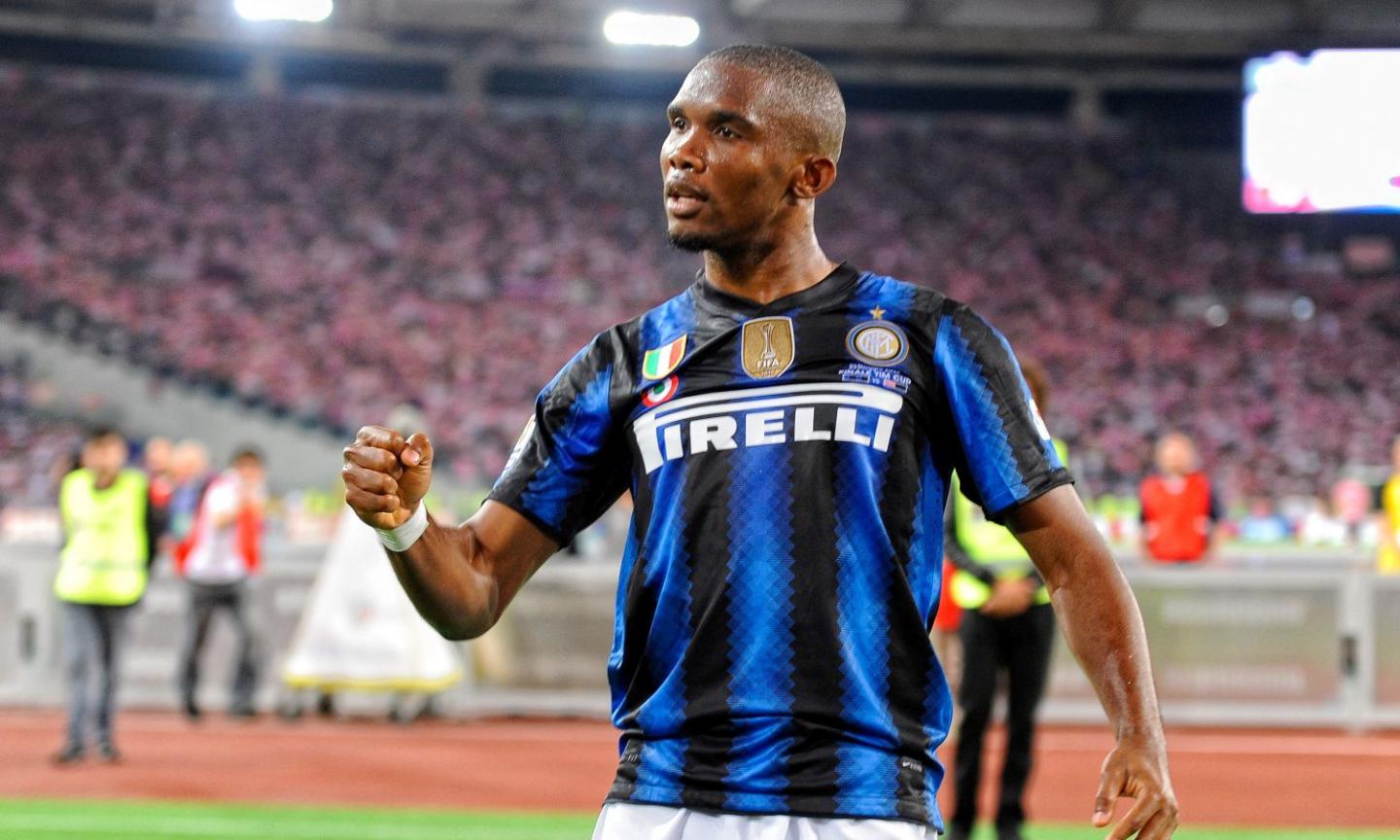 L'ex Inter Eto'o: 'Quando ho firmato ho chiesto il premio Champions, ero sicuro di vincerla' VIDEO