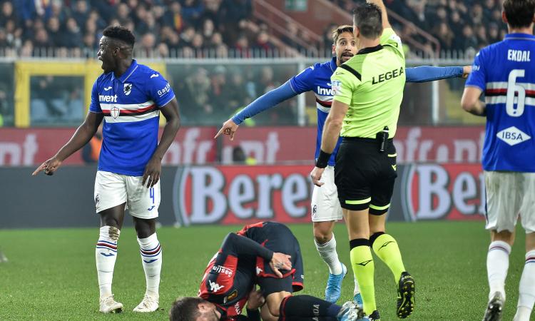 Serie A, rivivi la moviola: il Var toglie un rigore al Napoli. Pugno di Romero a Quagliarella?