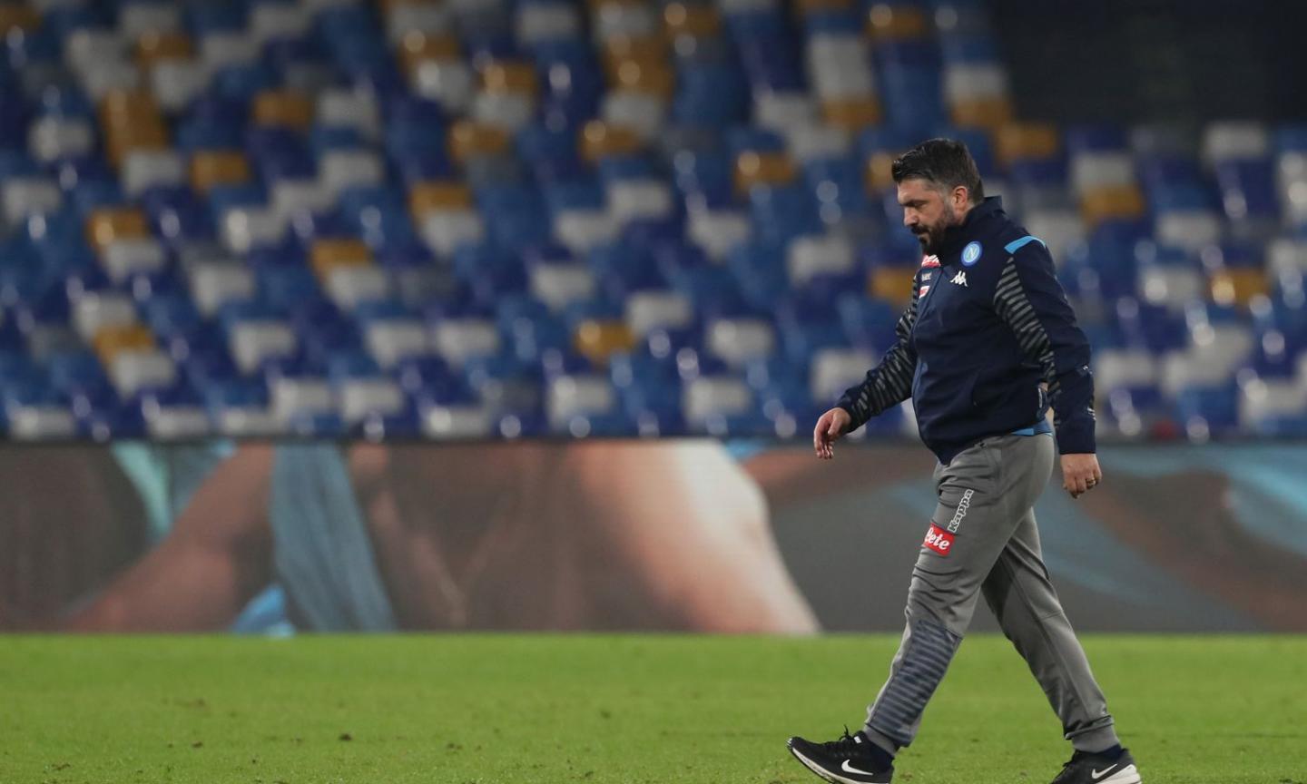 Napoli, Gattuso: 'Vinto il match con i cambi. Petagna e Fabian Ruiz...'