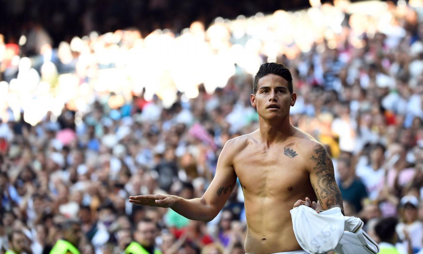 Ex Real Madrid, proposta esotica per James Rodriguez