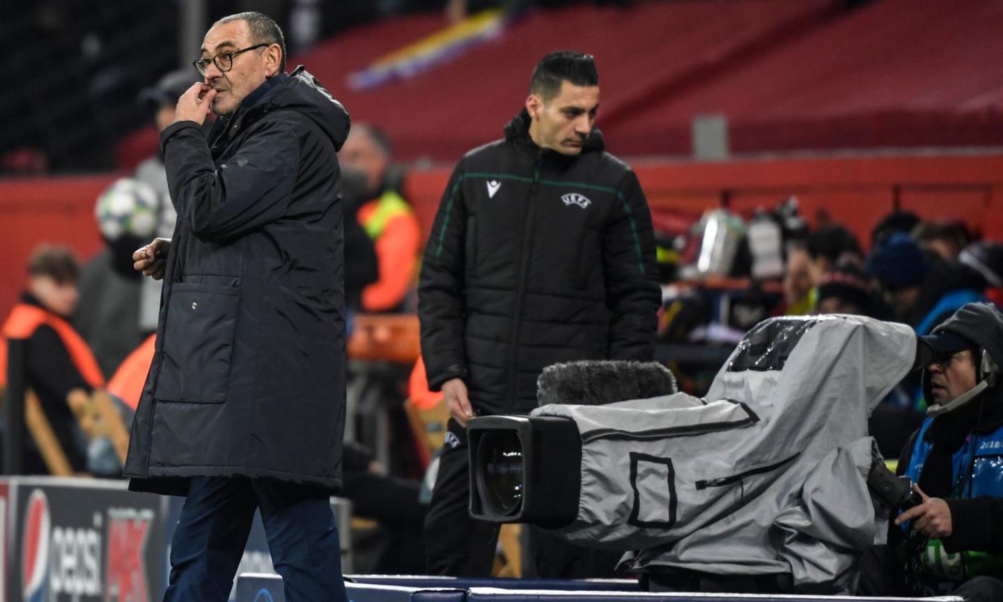 Juve, Sarri: 'Tridente ok, ora in Champions vorrei Mourinho' VIDEO