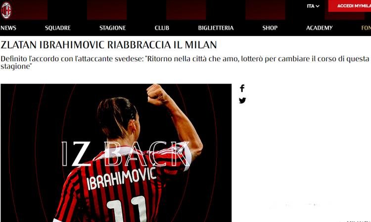 UFFICIALE, IBRA AL MILAN: 'Torno per cambiare la stagione'. Visite il 2 gennaio
