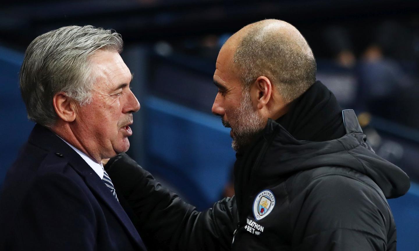 Ancelotti vs Guardiola: 'Everton in emergenza, ma non sarà una passeggiata per il City' VIDEO