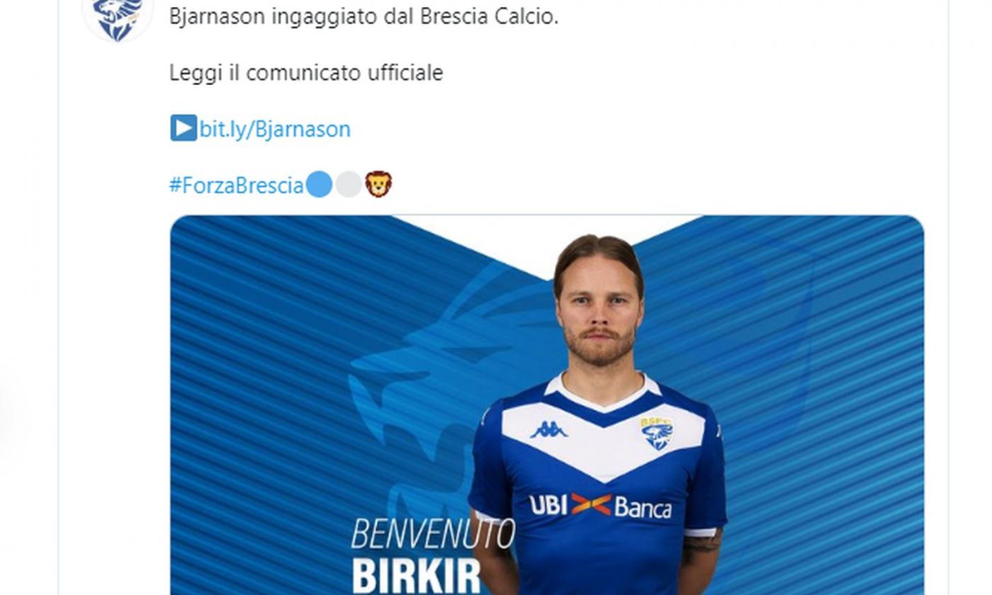 Brescia, UFFICIALE l'arrivo di Bjarnason 