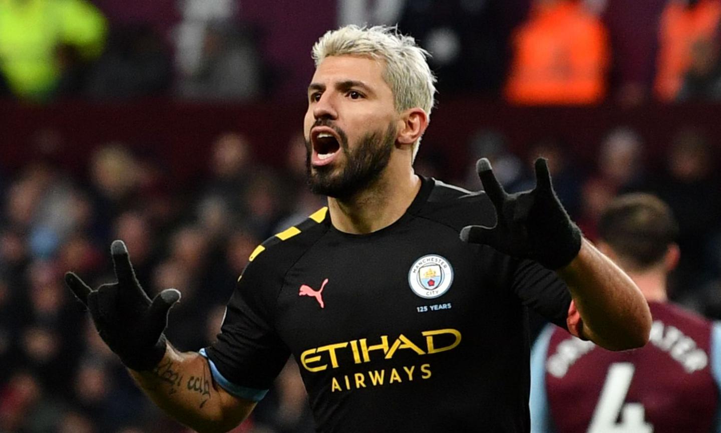 Premier League: goleada City, 6-1 all'Aston Villa e secondo posto! Aguero nella storia. Tris Watford