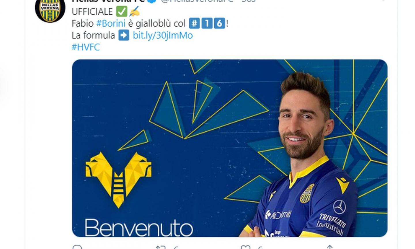 Borini: 'L'Hellas una mia scelta, potevo restare al Milan ma...'