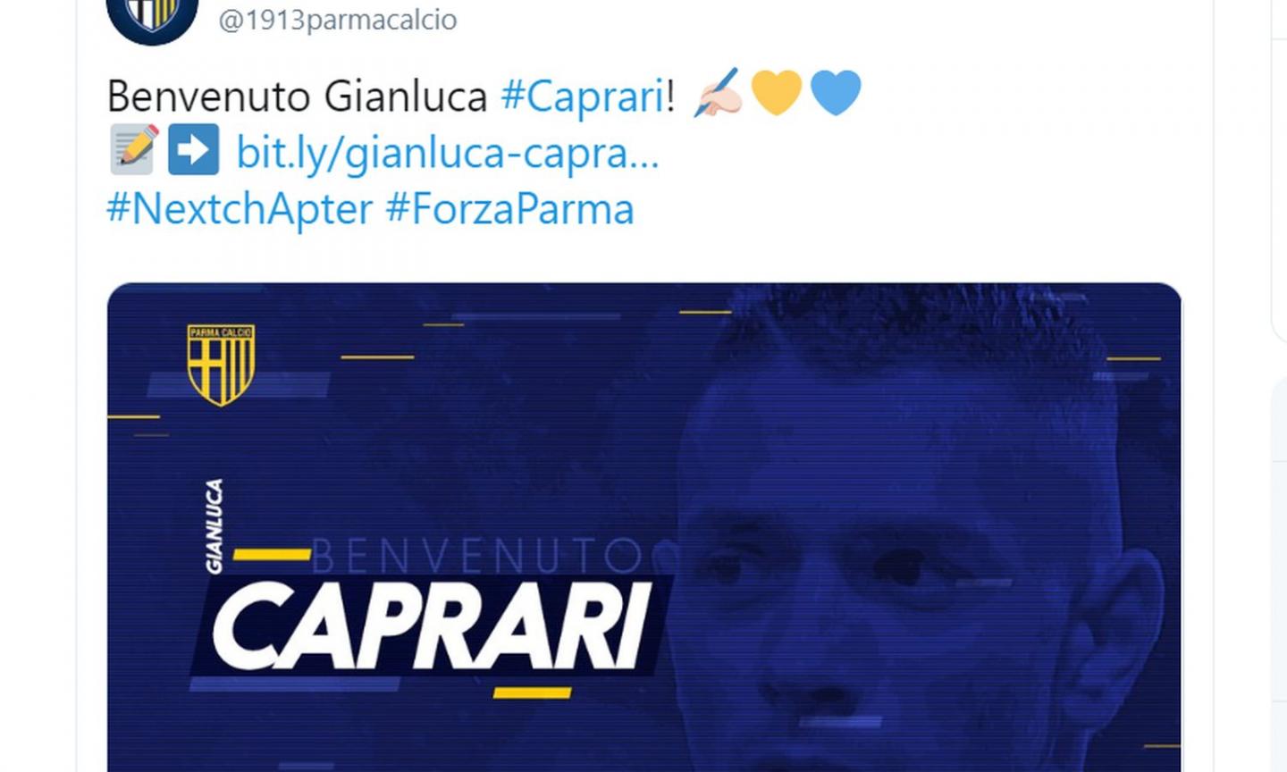 Parma, UFFICIALE: dalla Samp arriva Caprari