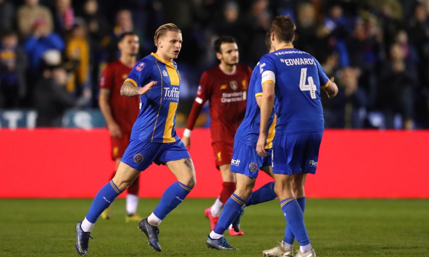 FA Cup: lo Shrewsbury costringe al replay il Liverpool, GUARDA I GOL