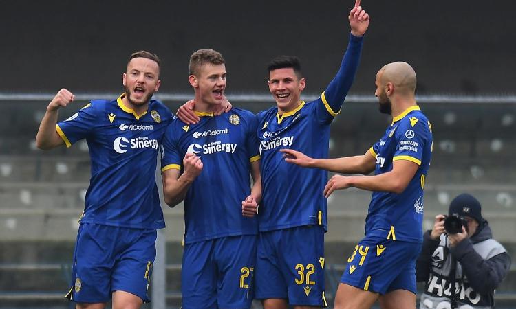 Il Verona non è l'Inter: abbattuto il 5-3-2 di Liverani. E Juric è nella storia del club