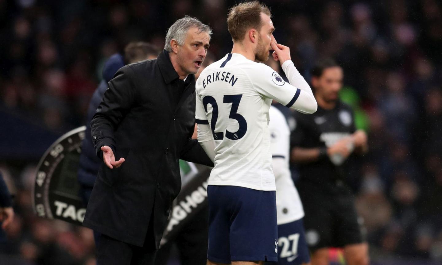 Mourinho: 'Inter target Eriksen will start tomorrow, I don't talk about players from other clubs'