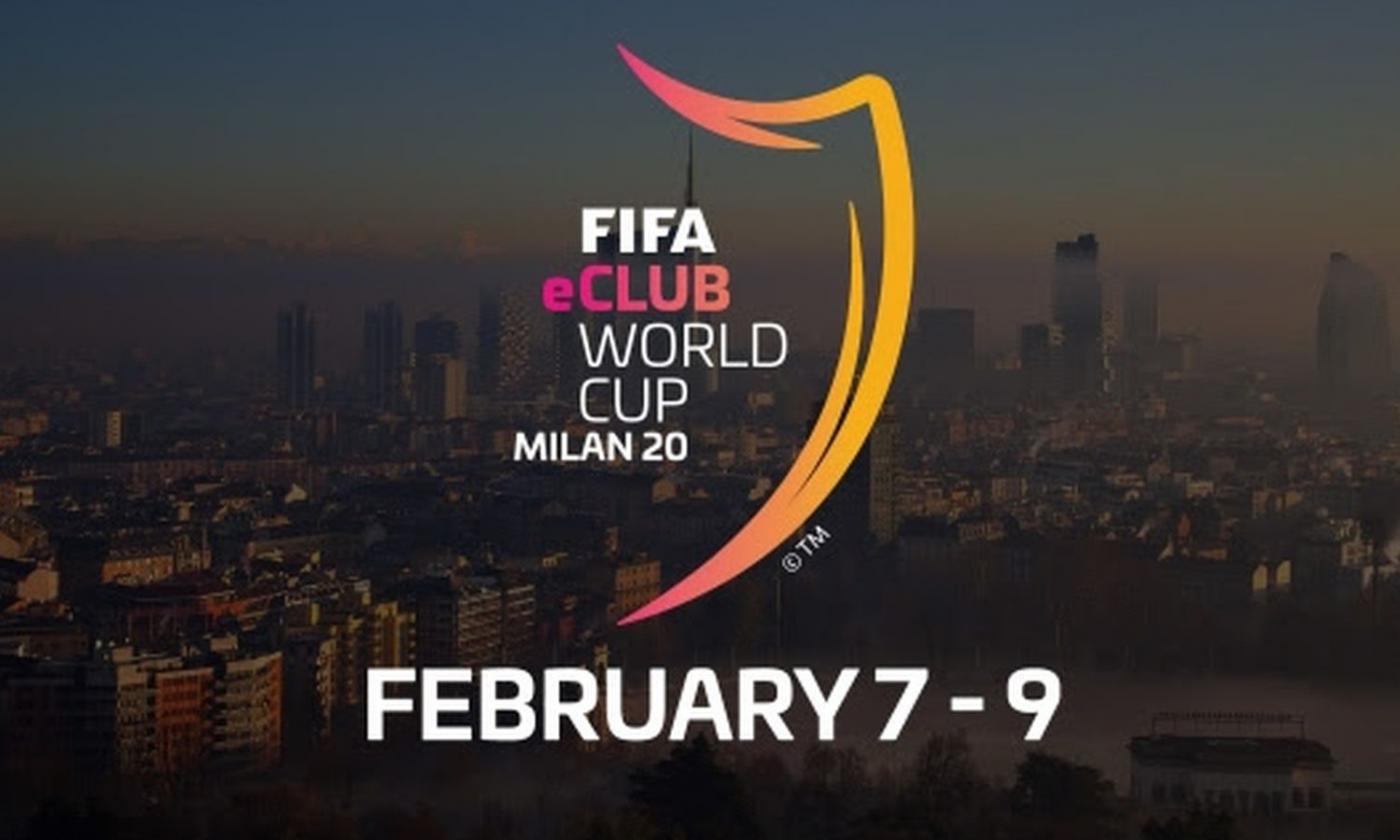 Mondiale Fifa eClub a Milano dal 7 al 9 febbraio: tre squadre italiane in corsa!