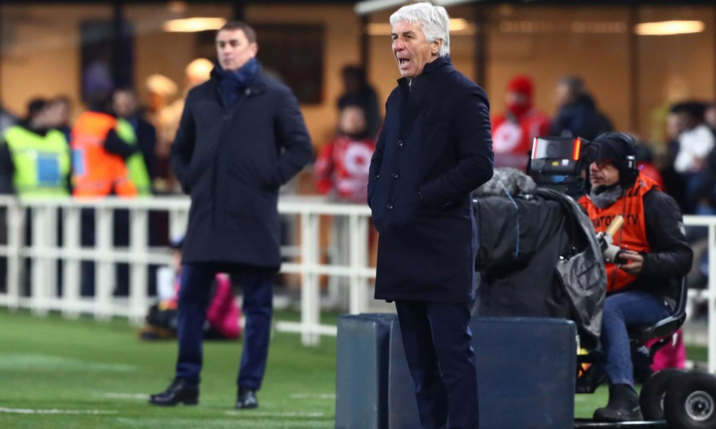 Atalanta, Gasperini: 'Lenti e poco concentrati. Mercato? Ora non so quanto sia utile'