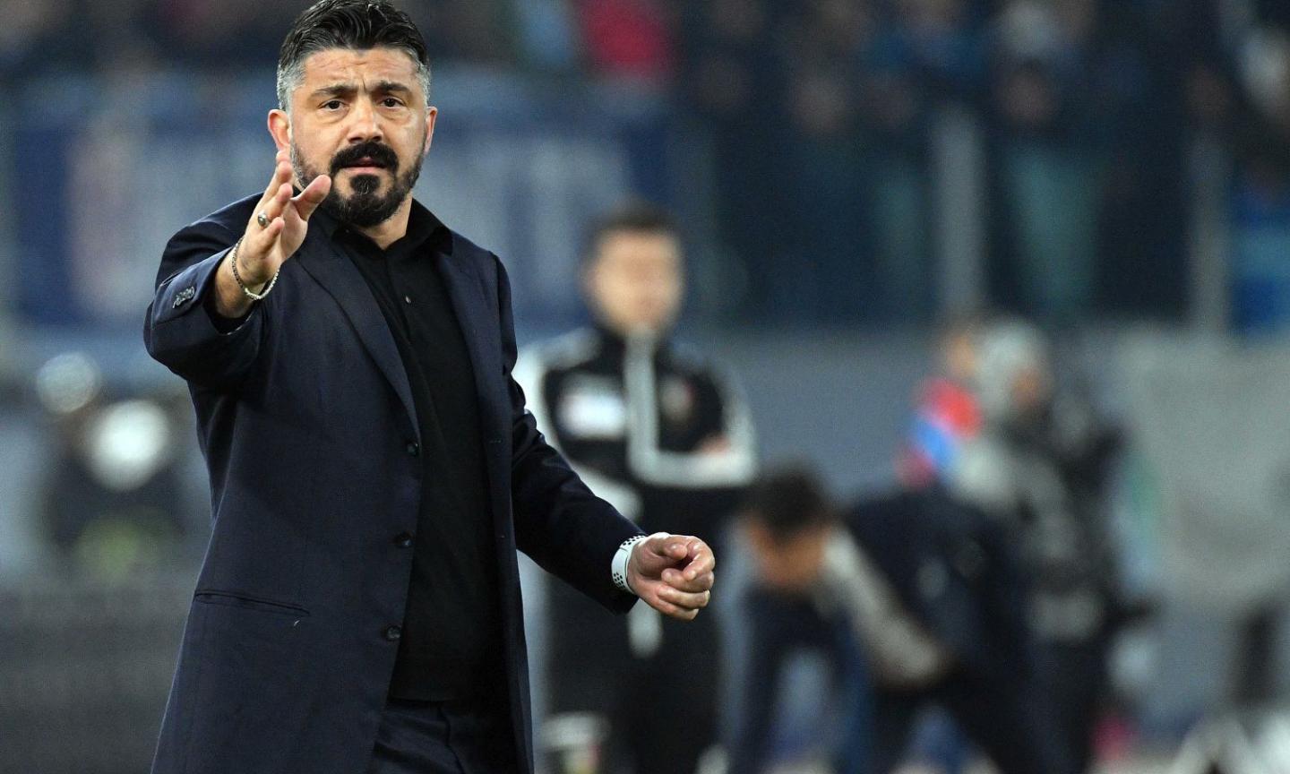 Napoli, Gattuso: 'Non è finita, compreremo elmetto e armature. Gli infortuni di Mertens e Insigne...' VIDEO