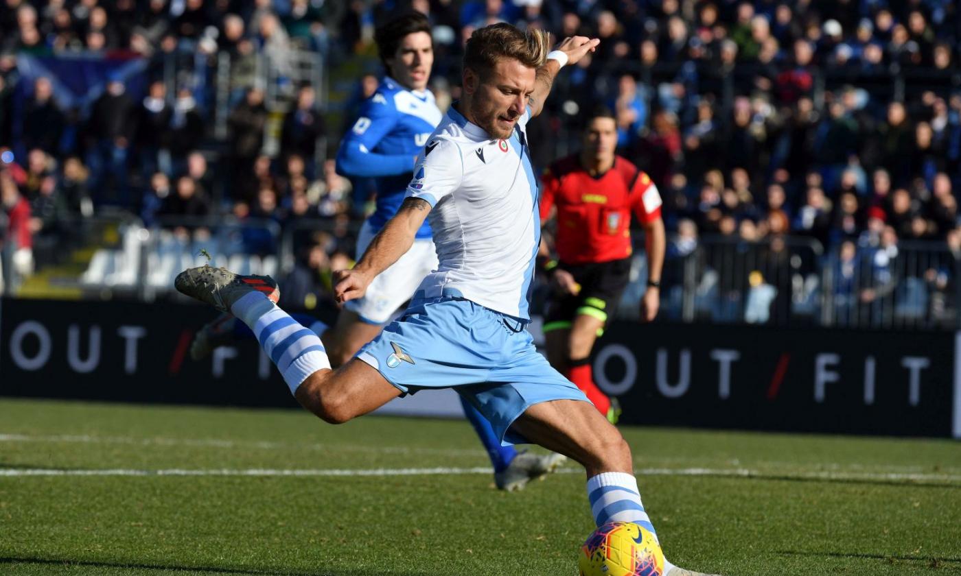 Lazio, Immobile third highest scorer after 17 games in league history