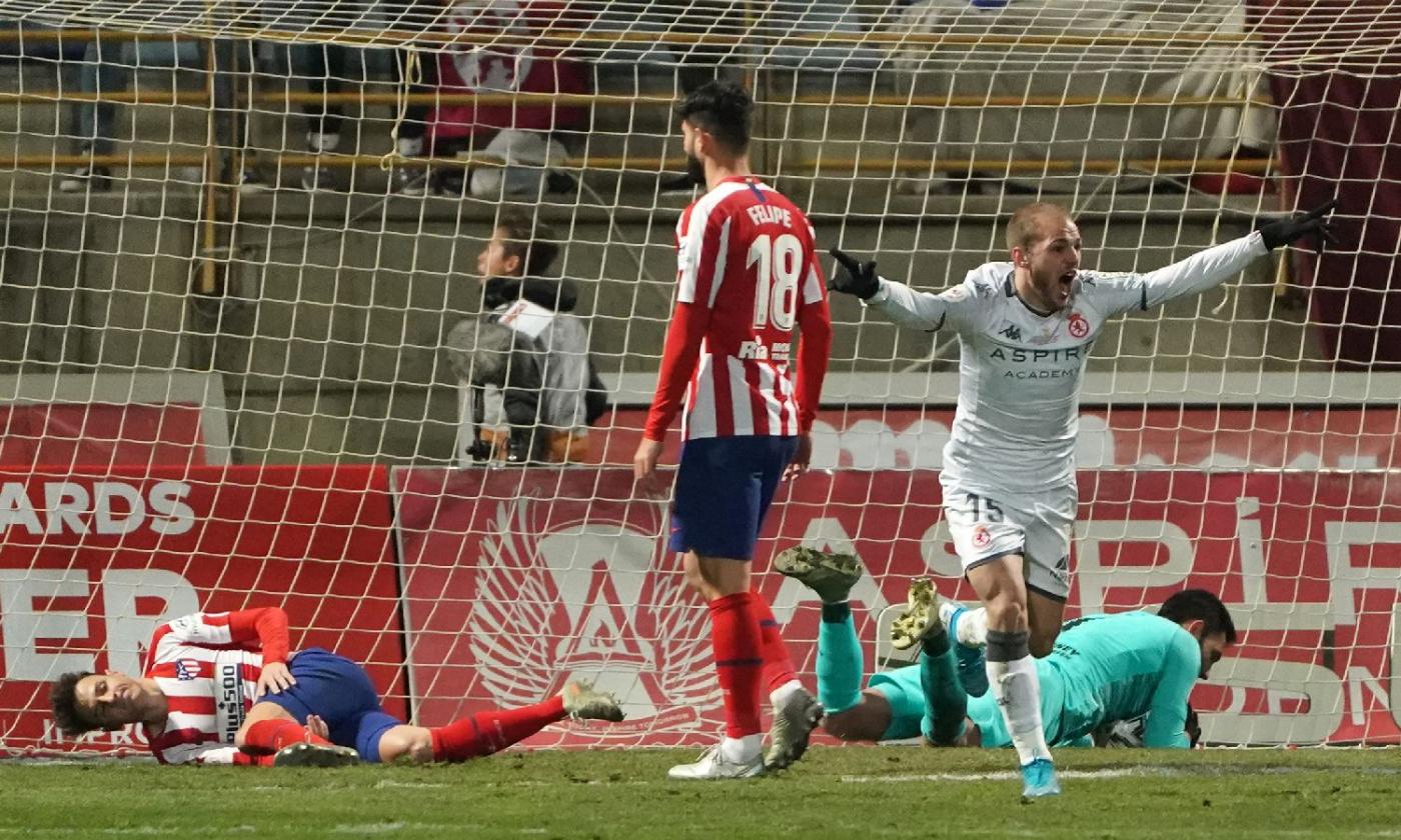 Coppa del Re: Atletico Madrid eliminato da una squadra di terza serie, fuori anche Betis e Celta