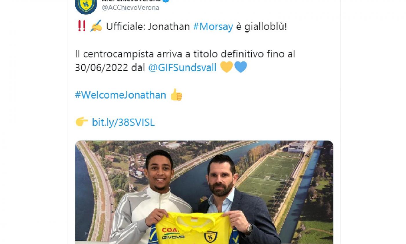 Chievo, UFFICIALE: preso Morsay