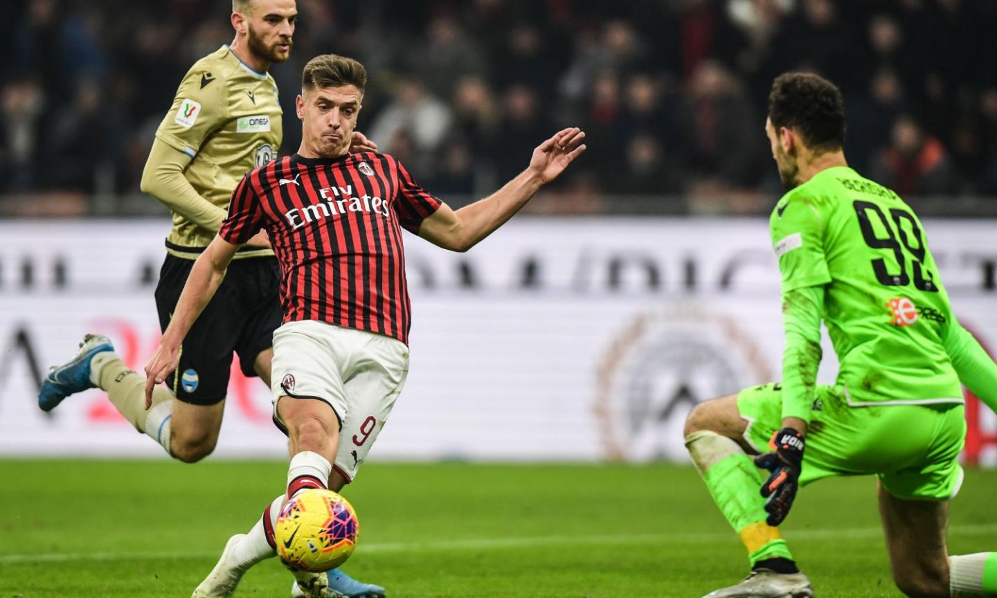 AC Milan, Piatek back on target: now easier to sell amid Tottenham links