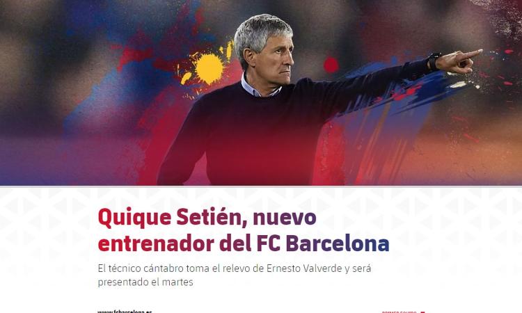 Barcellona già al lavoro con Setien VIDEO