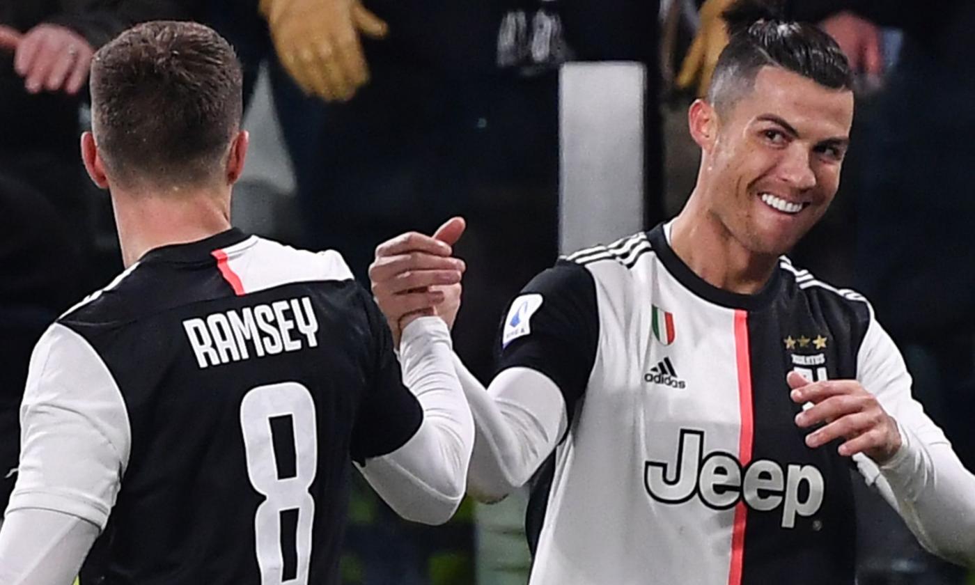 Juve, Ramsey: 'Vi racconto come mi ha accolto in spogliatoio Ronaldo'