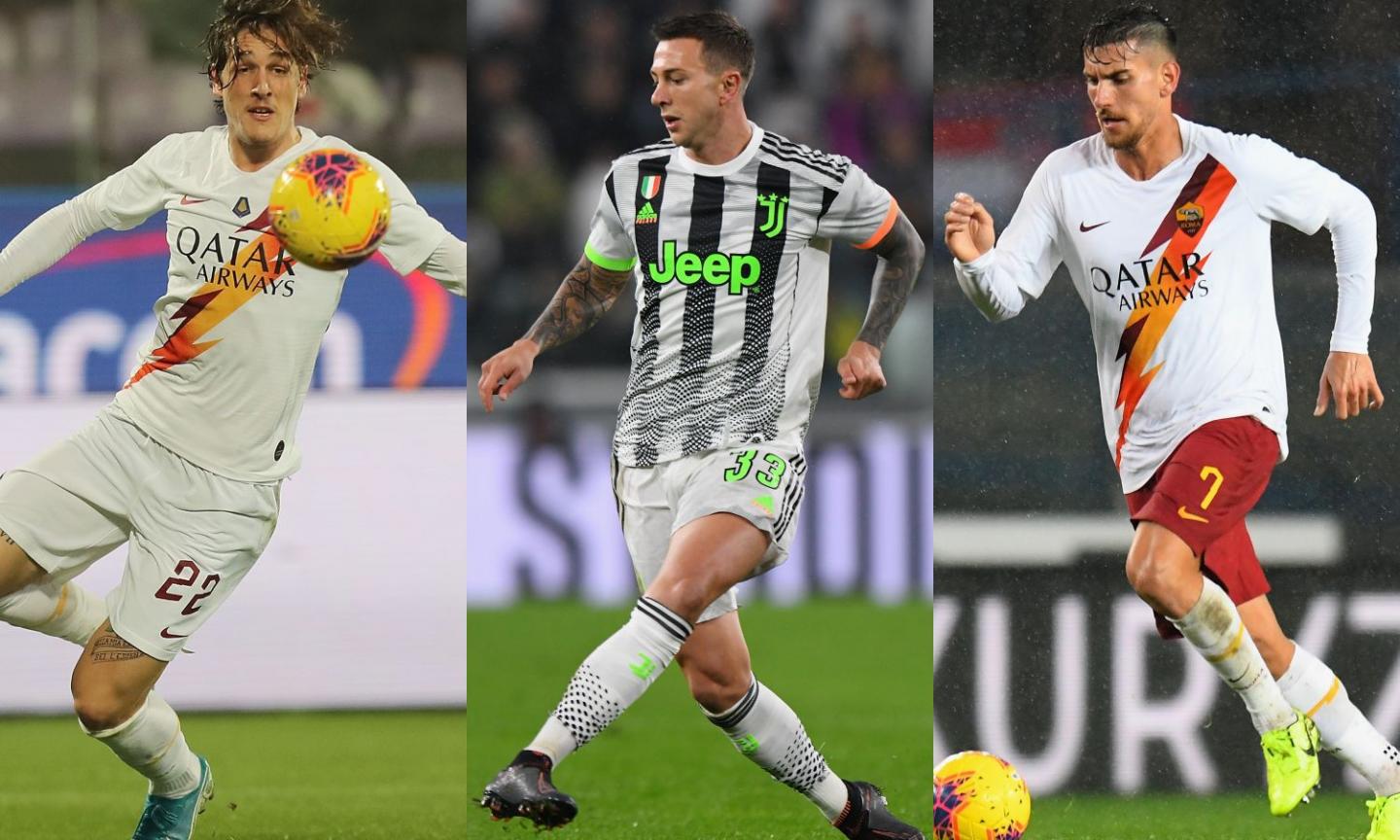 Juve, Bernardeschi alla Roma per Zaniolo o Pellegrini