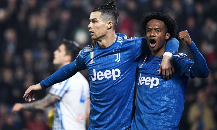 Juve, 2-1 alla Spal grazie a Ronaldo e Ramsey. +4 sulla Lazio e +6 sull'Inter