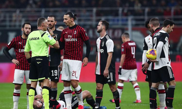 Chirico: 'Col Milan c'erano tre rigori e un rosso a Kessie, ma la colpa è della Juve'