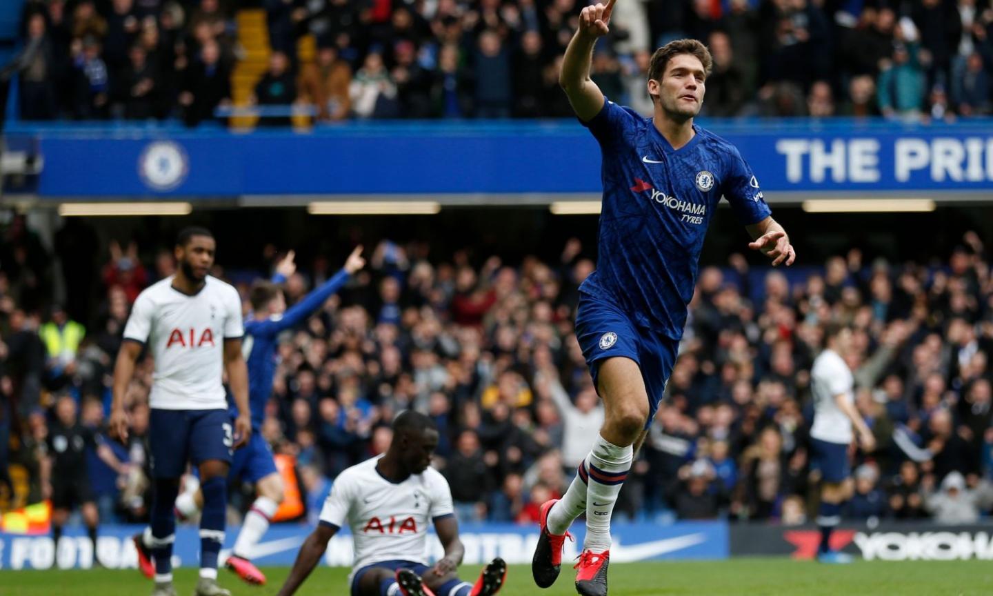 Giroud e Alonso stendono l'ex Mourinho: Chelsea-Tottenham 2-1