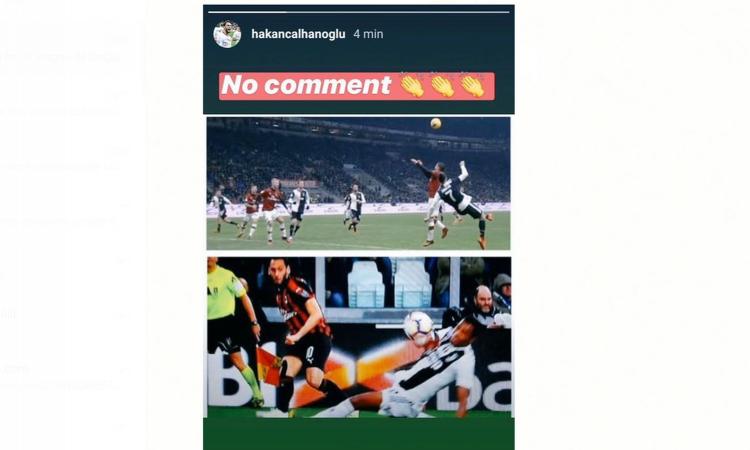 Calhanoglu contro Valeri. Il fallo di Calabria e quello non sanzionato di Alex Sandro: 'No comment'