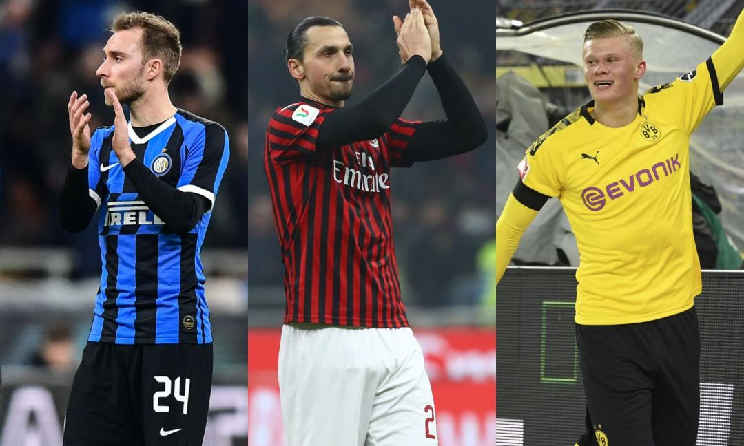 Eriksen, Ibra, Haaland: qual è il miglior colpo di gennaio?