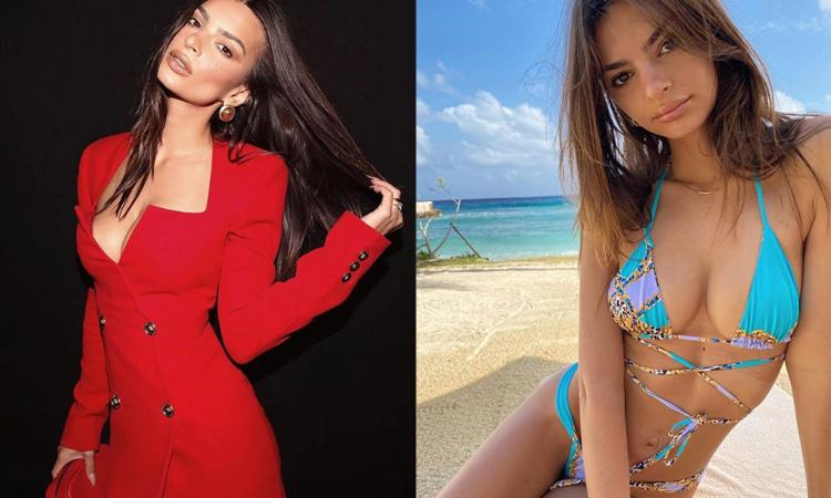 Emily Ratajkovski a Milano per la Fashion Week: in rosso per Versace è da urlo! FOTO
