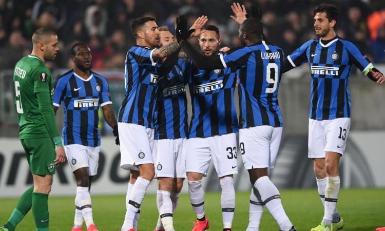 L'Inter vince in Bulgaria, primo acuto di Eriksen e Lukaku: 2-0 al Ludogorets, ottavi vicini