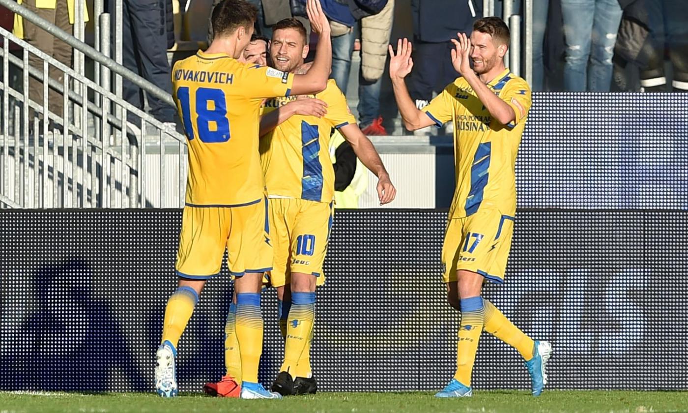 Frosinone-Virtus Entella 1-0: il tabellino