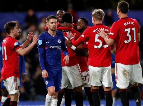 Premier: il Man United sbanca Stamford Bridge, 2-0 al Chelsea