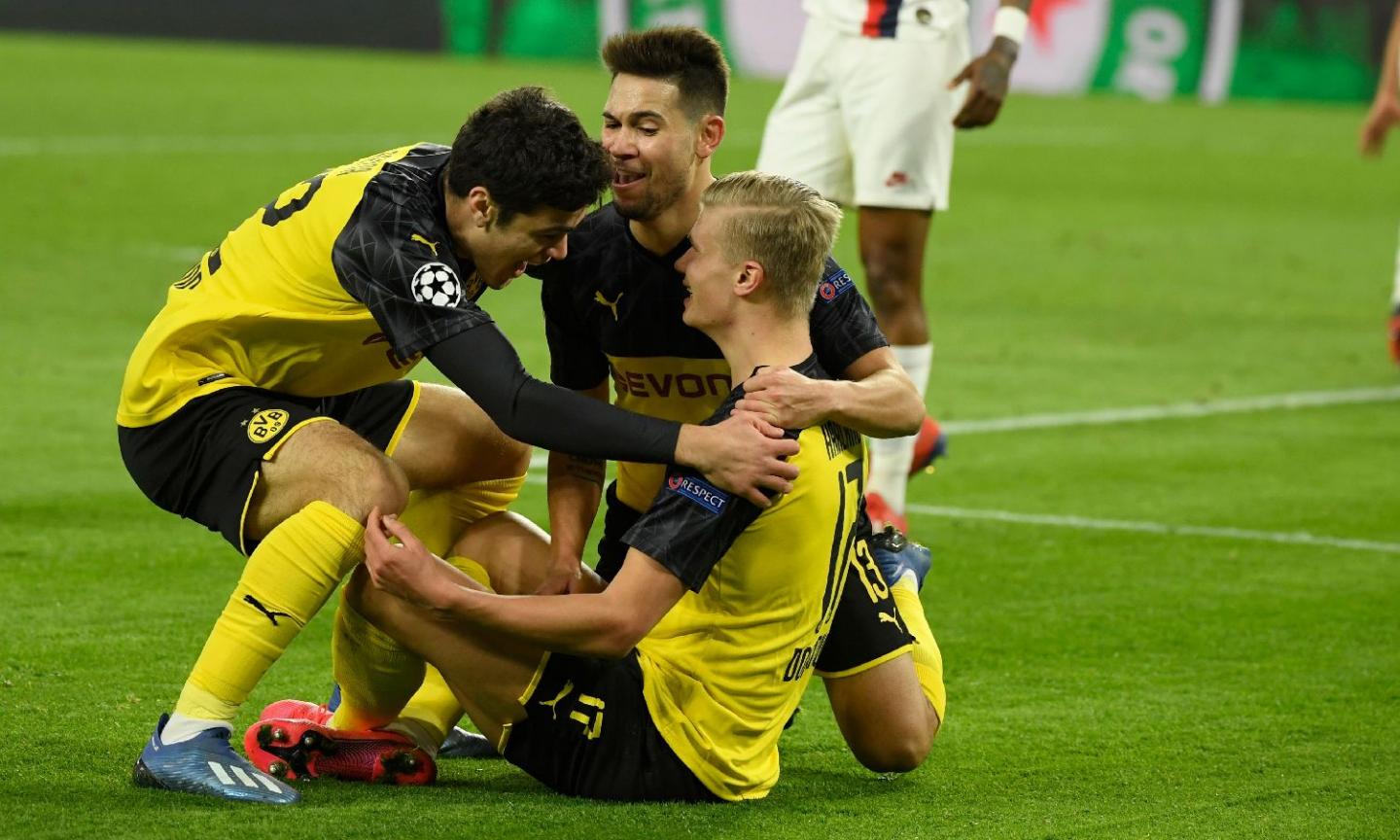 Super Haaland e il Dortmund vince 2-1 sul PSG. Icardi resta in panchina