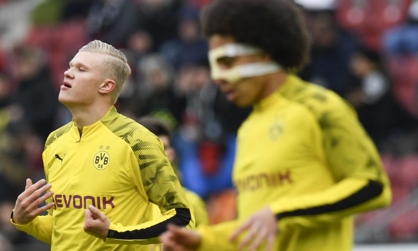 Borussia Dortmund, Witsel e Haaland come Batman e Robin FOTO