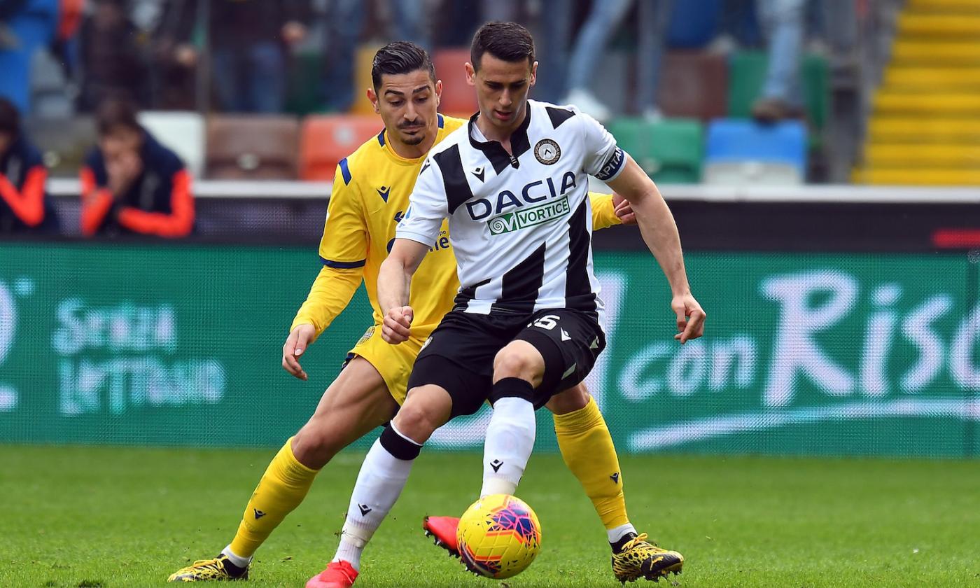 Udinese-Hellas Verona 0-0: il tabellino