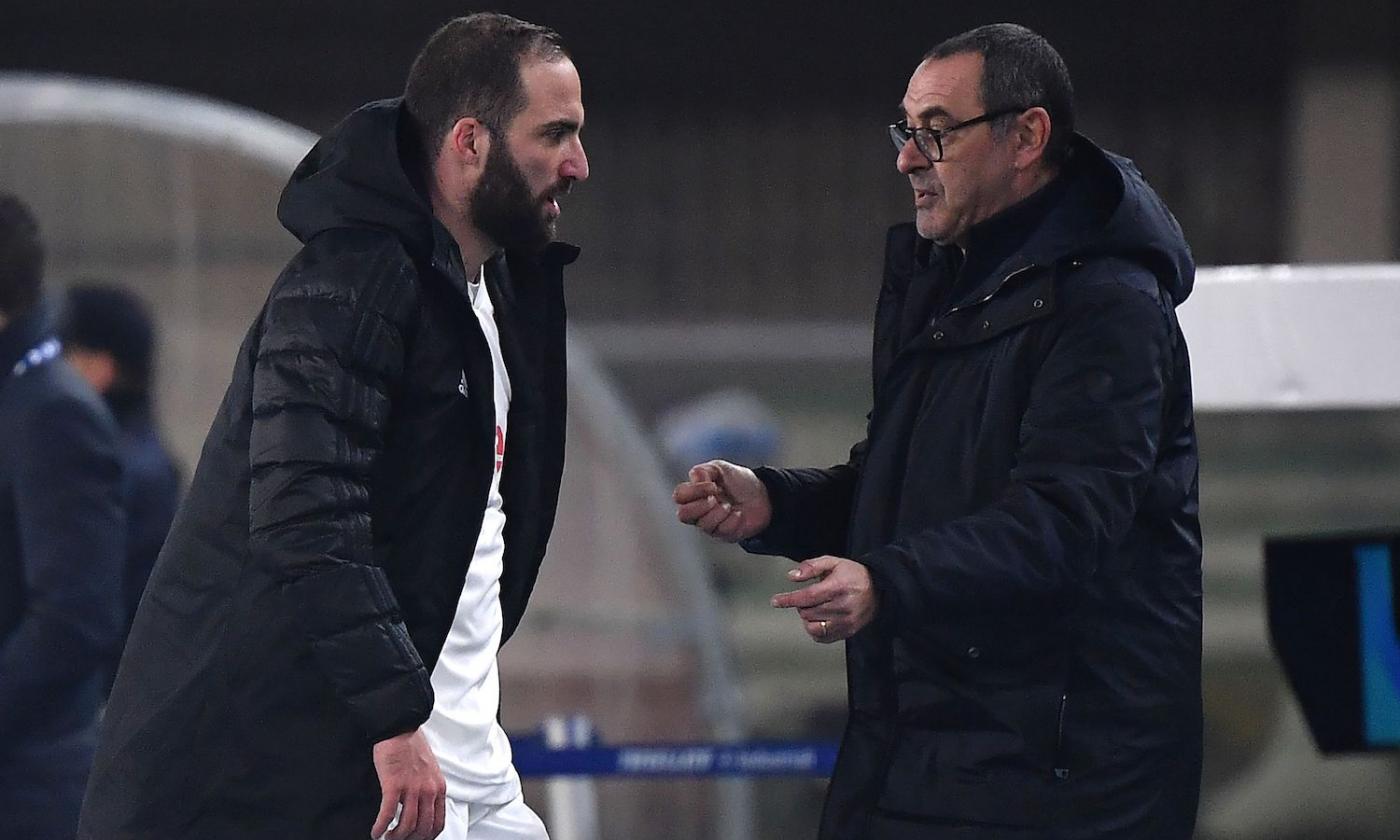 Juve: 2 volte Higuain, prima Dybala e Ronaldo. Nervi tesi con Sarri: cosa c'è dietro