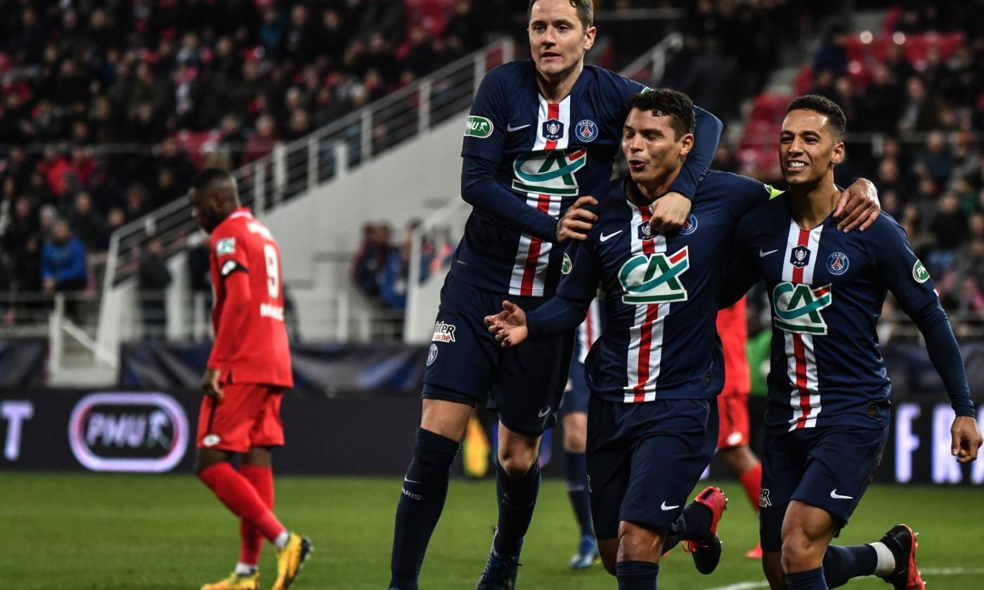 Coppa di Francia: goleada al Dijon, PSG in semifinale senza fatica. Lione ok contro il Marsiglia