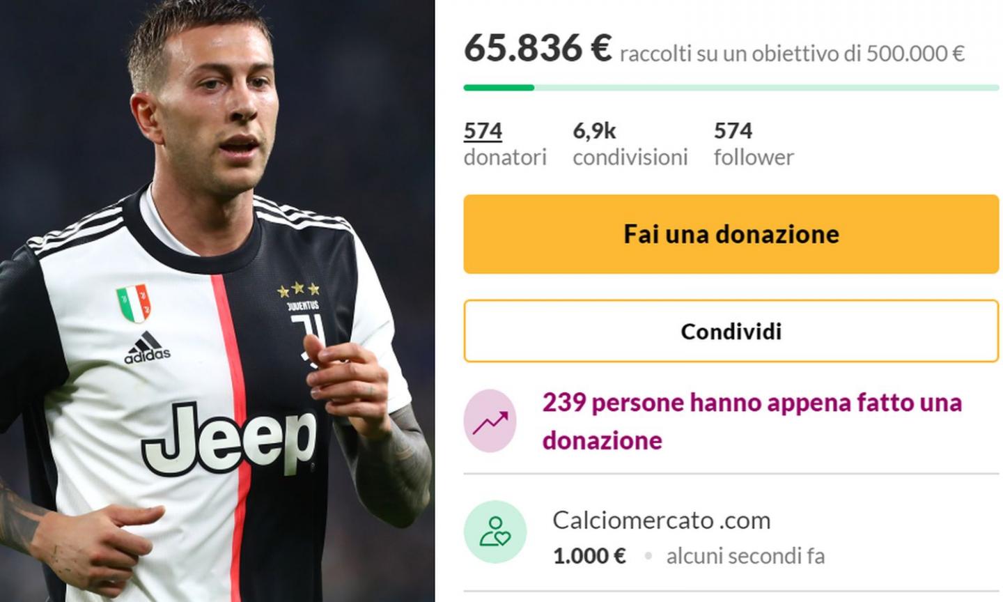 Calciomercato.com insieme a Bernardeschi: sostieni l'Ospedale Humanitas Gradenigo di Torino