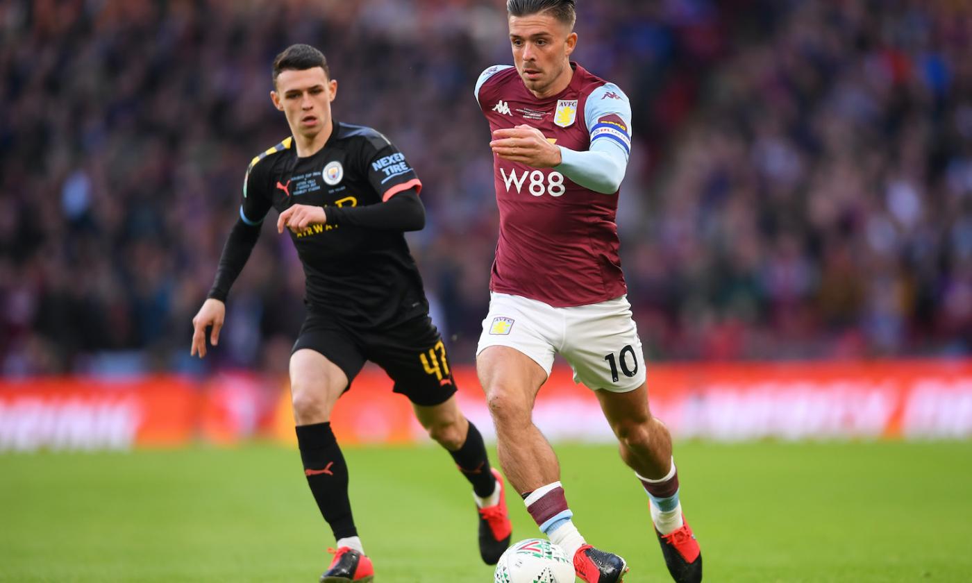 Aston Villa, pronta l'offerta per convincere Grealish a restare