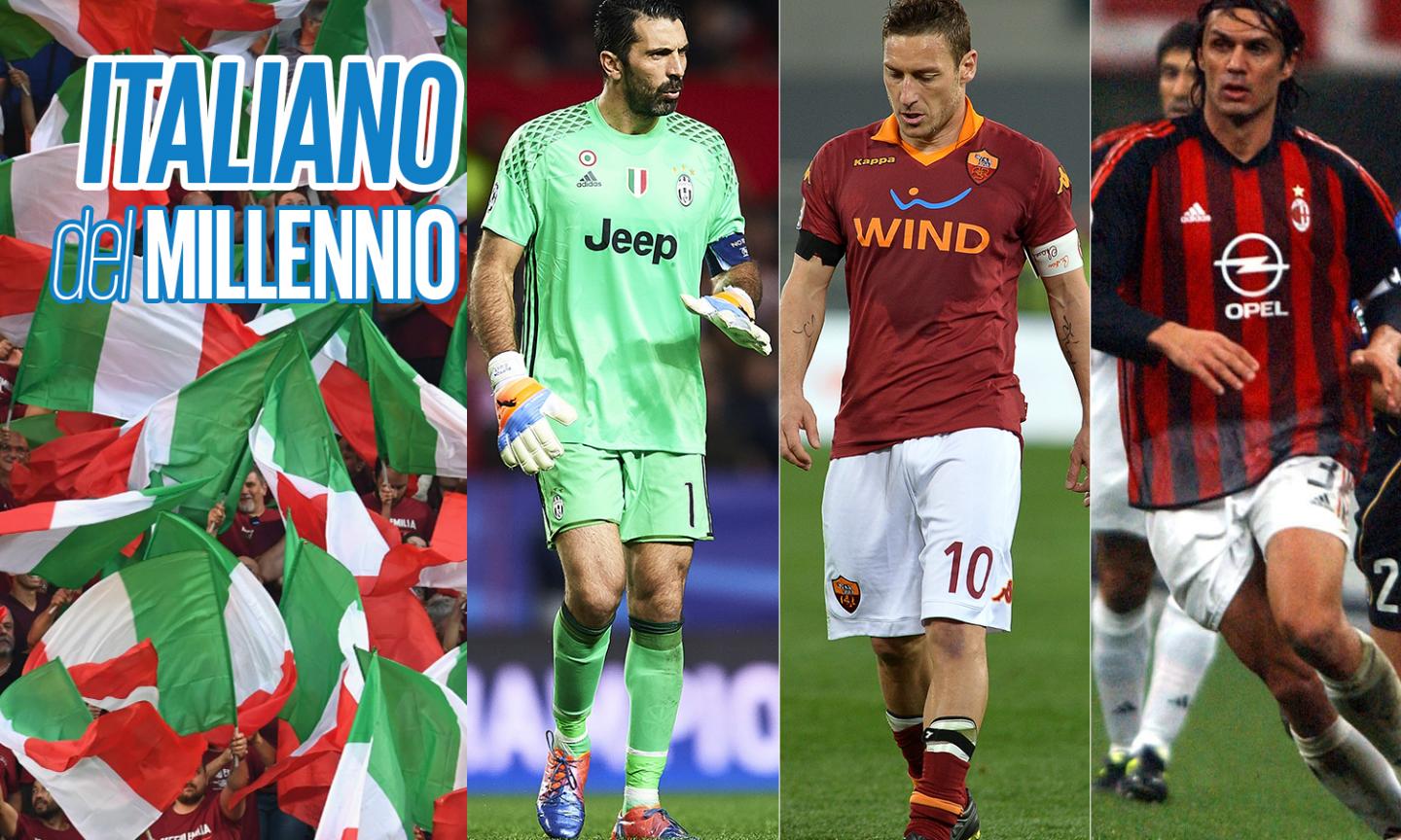 Da Totti a Del Piero, da Maldini a Buffon, 16 in corsa: chi è l'italiano del millennio? 