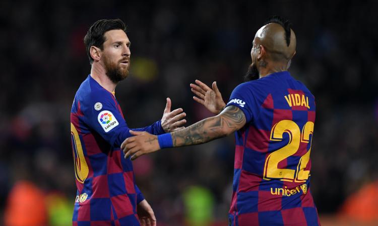 Barcellona, mattinata di test anti Covid: Messi non si presenta, ci sono Suarez e Vidal