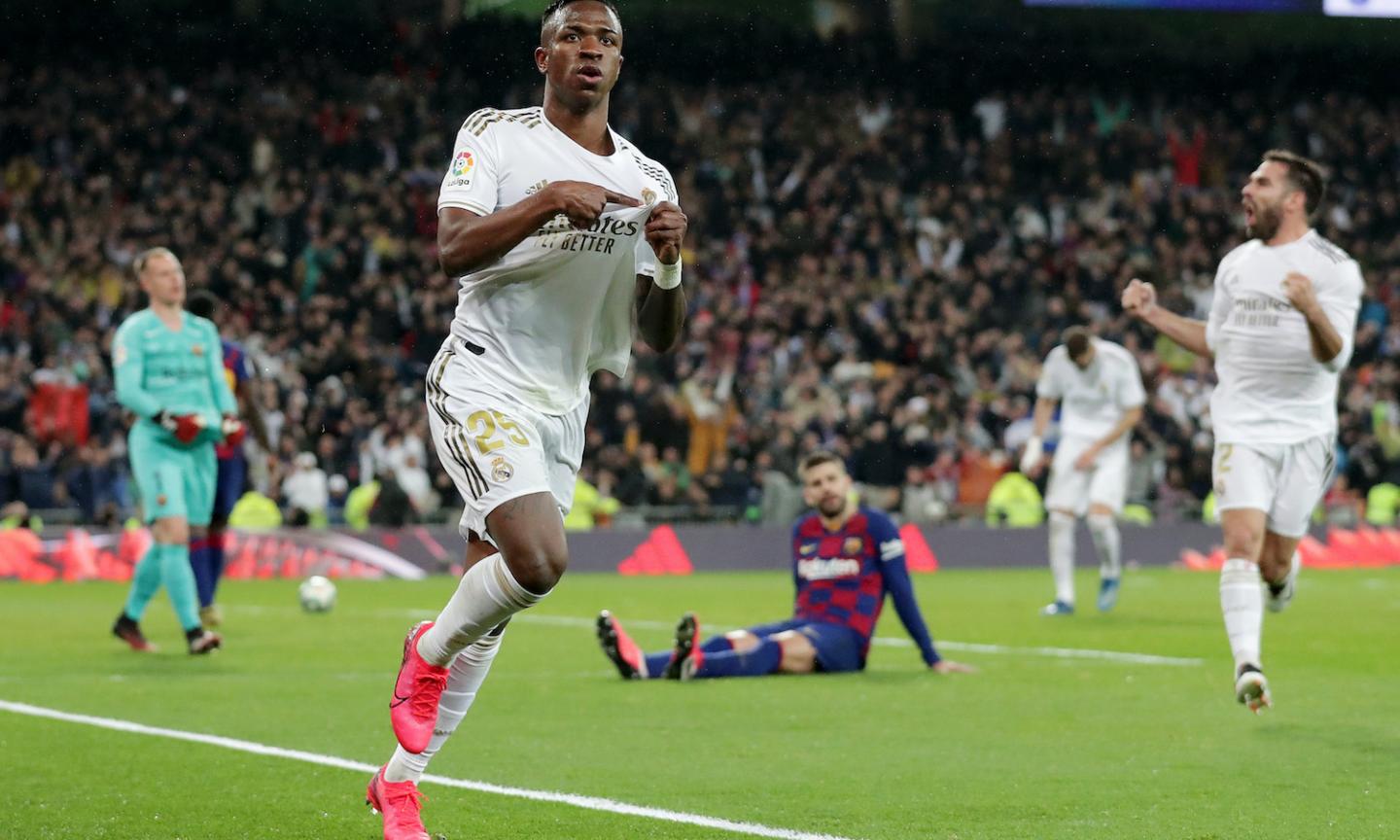 Watch: Vinicius Junior dedicates El Clasico winner to Ronaldo and reveals surprise halftime visit